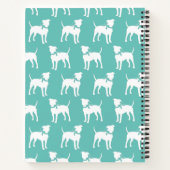 アメリカ（犬）スタッフォードピットブルドッグパピー ノートブック (裏面)