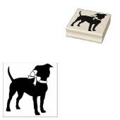 アメリカ（犬）スタッフォードピットブルドッグパピー ラバースタンプ (押印)