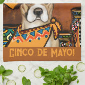 アメリカ（犬）スタッフォード キッチンタオル (折り畳み)