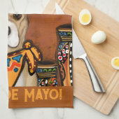 アメリカ（犬）スタッフォード キッチンタオル (四つ折り)