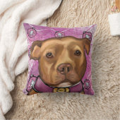 アメリカ（犬）スタッフォード クッション (ブランケット)