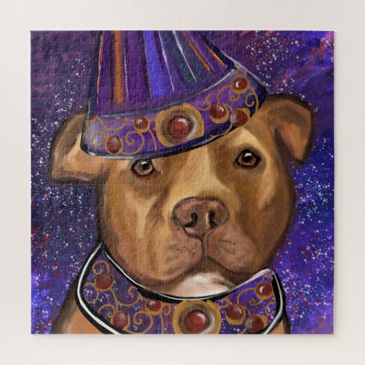 アメリカ（犬）スタッフォード ジグソーパズル (縦)