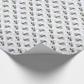 アメリカ(犬)スタッフォード・テリアの歴史 ラッピングペーパー (角)