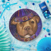 アメリカ（犬）スタッフォード ペーパープレート (パーティー)