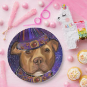 アメリカ（犬）スタッフォード ペーパープレート (パーティー)