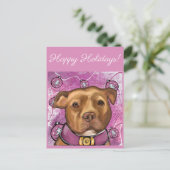 アメリカ（犬）スタッフォード ポストカード (スタンド正面)