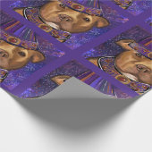 アメリカ（犬）スタッフォード ラッピングペーパー (角)