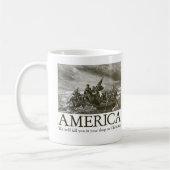 アメリカ: 私達はChristmのあなたの睡眠の殺します コーヒーマグカップ (左)