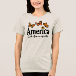 アメリカ 移民の国 トライブレンドTシャツ