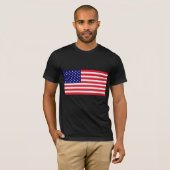 アメリカ(米国)の旗 Tシャツ (正面フル)