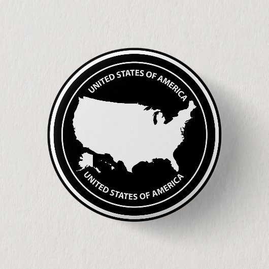 アメリカ 缶バッジ (正面)