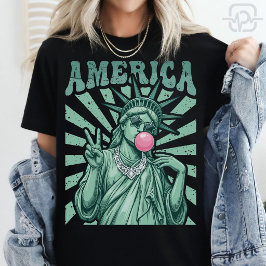 アメリカ 自由の女神 風船ガム パトリオティック USA Tシャツ