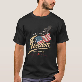 アメリカ - 自由の250年 - クラシック 2026 アメリカ250周年 Tシャツ