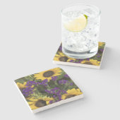 アメリカ、華道ブライダル店 ストーンコースター (横)