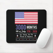 アメリカ 記念日 米国 3000 か月 250 年 7月 マウスパッド (マウス)