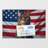 アメリカ 誕生日おめでとう ウィンドウサイン (シート)