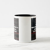アメリカ!面白い愛国的なコーヒーマグ ツートーンマグカップ (中央)
