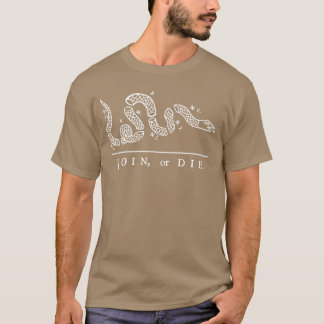 アメリカ+13植民地+合併+スネーク Tシャツ