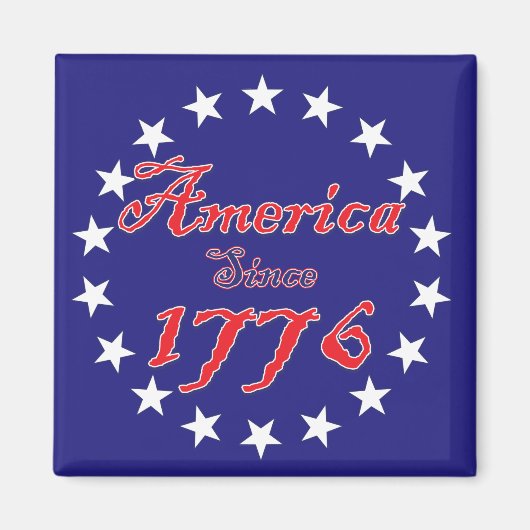 アメリカ–1776年以来 マグネット (正面)