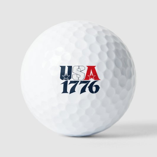 アメリカ 1776 ゴルフボール (正面)