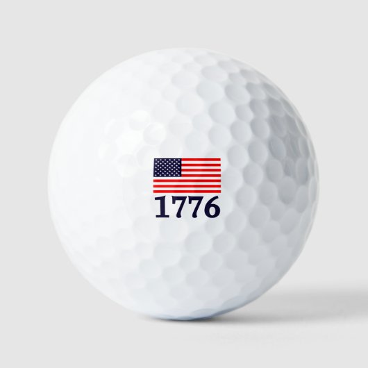 アメリカ 1776 ゴルフボール (正面)