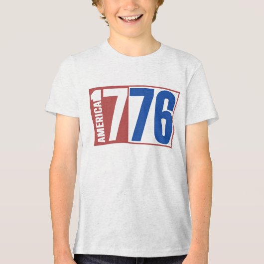 アメリカ 1776 トライブレンドTシャツ (正面)