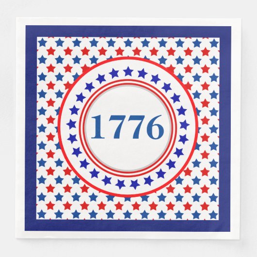 アメリカ 1776 ペーパーディナーネプキン (正面)