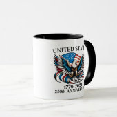 アメリカ 1776 マグカップ - USA建国250周年記念 (正面右)