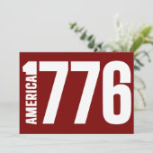 アメリカ 1776 招待状 (スタンド正面)