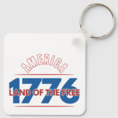 アメリカ 1776 自由の国 キーホルダー (裏面)