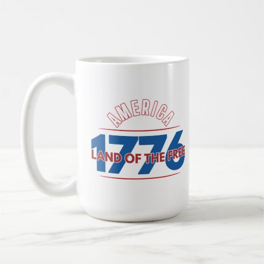 アメリカ 1776 自由の国 コーヒーマグカップ (左)