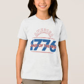 アメリカ 1776 自由の国 トライブレンドTシャツ (正面)