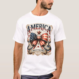 アメリカ 1776 - 自由の国 | ヴィンテージパトリオティック Tシャツ