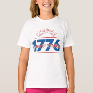 アメリカ 1776 自由の国 Tシャツ