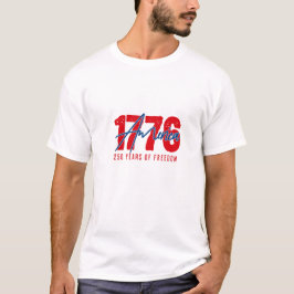 アメリカ 1776 - 自由の250年 愛国主義Tシャツ Tシャツ