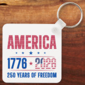アメリカ 1776 2026 建国250周年  キーホルダー (裏面)