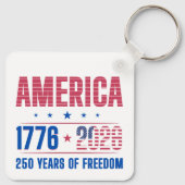 アメリカ 1776 2026 建国250周年  キーホルダー (裏面)