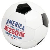 アメリカ 1776 2026 自由の250年 愛国 サッカーボール (3/4)