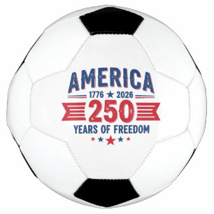 アメリカ 1776 2026 自由の250年 愛国 サッカーボール