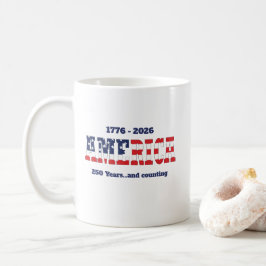 アメリカ 1776-2026 言葉 コーヒーマグカップ
