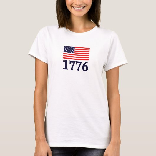 アメリカ 1776 Tシャツ (正面)