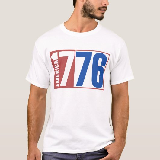 アメリカ 1776 Tシャツ (正面)