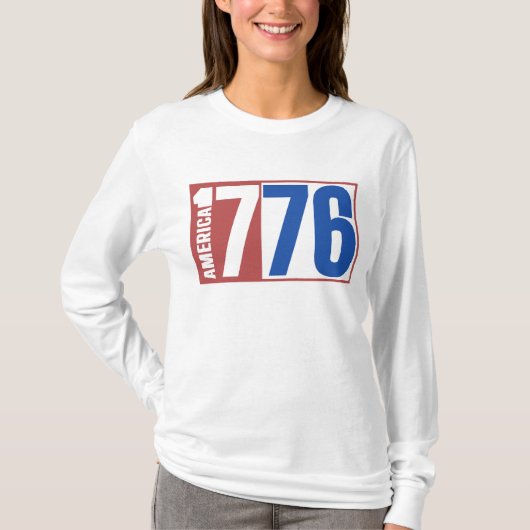 アメリカ 1776  Tシャツ (正面)