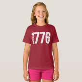 アメリカ 1776  Tシャツ (正面フル)
