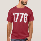 アメリカ 1776  Tシャツ (正面)