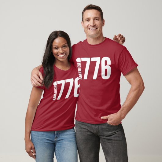 アメリカ 1776 Tシャツ (ユニセックス)