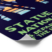 "アメリカ： 1950er/hute NYC - Freiheitszoday Reise ポスター (角)