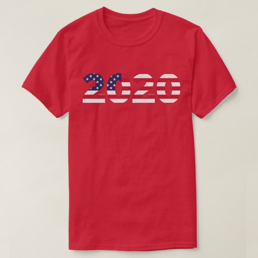 アメリカ 2020 Tシャツ (デザイン正面)