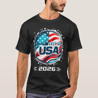 アメリカ 2026 ユナイテッド アメリカ スポーツ USA チーム 2026 アメリカ 再び Tシャツ