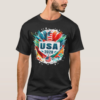 アメリカ 2028 Go United States スポーツ アメリカ 2028 Tシャツ